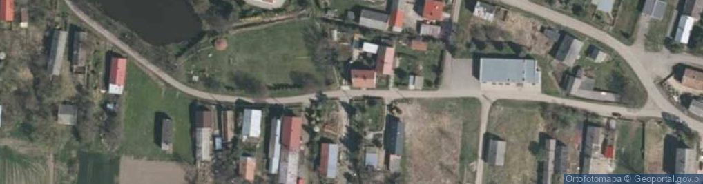 Zdjęcie satelitarne OSP w Równem