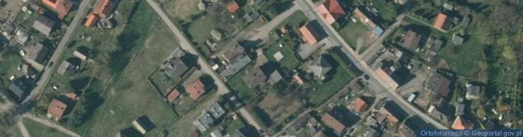 Zdjęcie satelitarne OSP w Rudach Gmina Kuźnia Raciborska