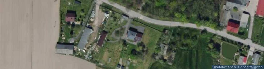 Zdjęcie satelitarne OSP w Rudniku