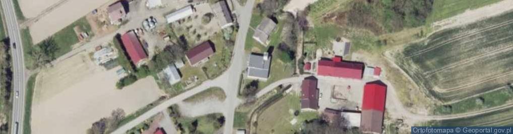 Zdjęcie satelitarne OSP w Rudziczce