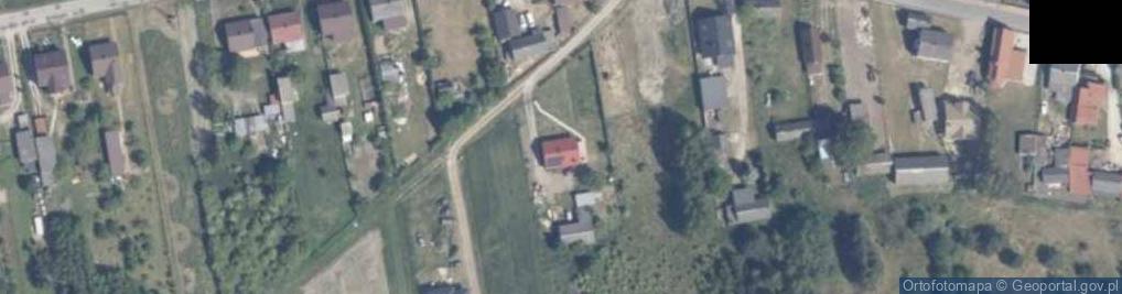 Zdjęcie satelitarne OSP w Rudzie Białaczowskiej
