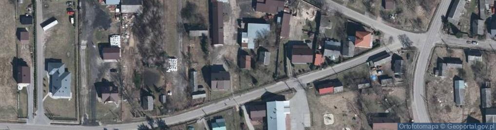 Zdjęcie satelitarne OSP w Rudzienku