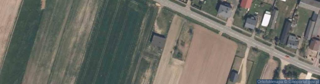 Zdjęcie satelitarne OSP w Rusocinach
