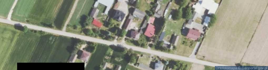 Zdjęcie satelitarne OSP w Ruszkowcu