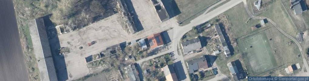 Zdjęcie satelitarne OSP w Rutkowicach