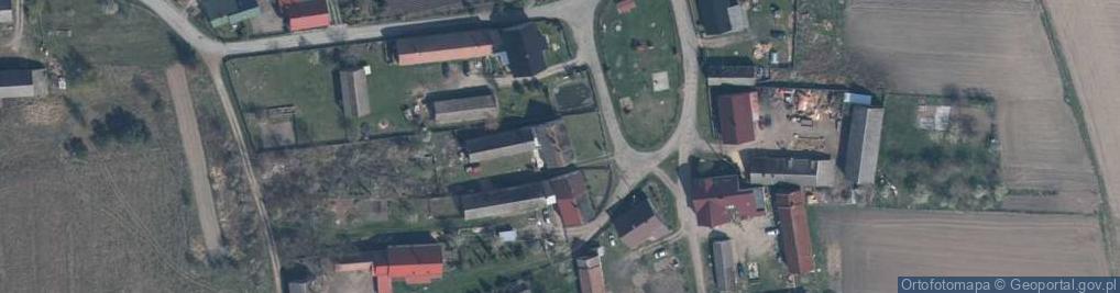 Zdjęcie satelitarne OSP w Rybakach