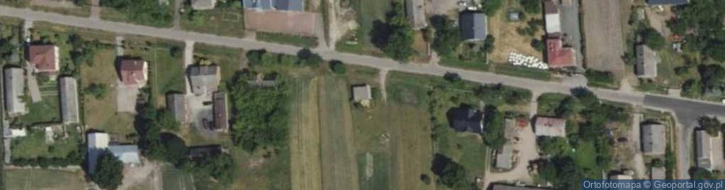 Zdjęcie satelitarne OSP w Rybiu