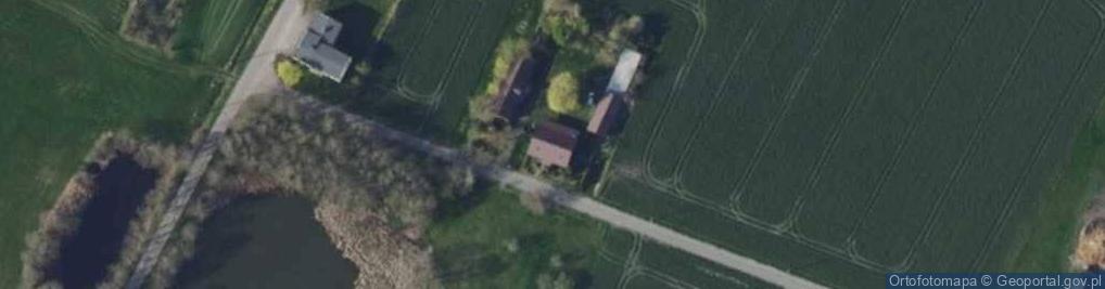 Zdjęcie satelitarne OSP w Rząśnie