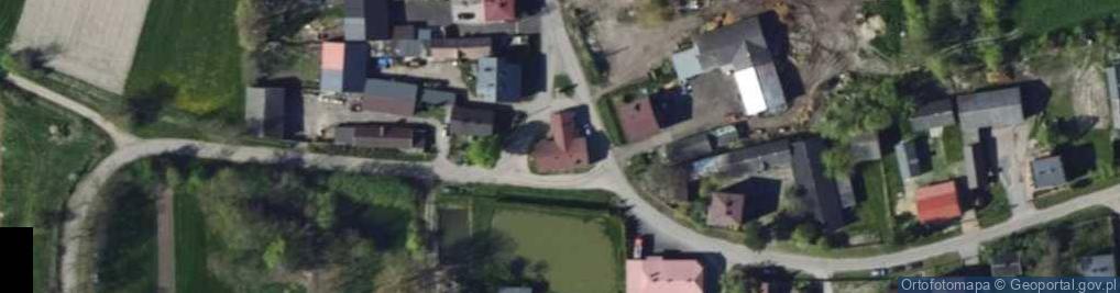 Zdjęcie satelitarne OSP w Rzeczkowie