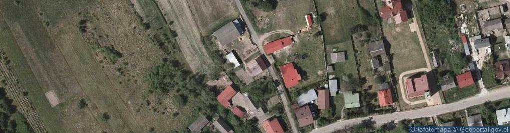 Zdjęcie satelitarne OSP w Rzeczycy Długiej