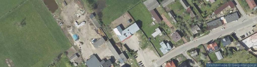 Zdjęcie satelitarne OSP w Rzekuniu