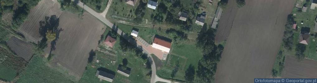 Zdjęcie satelitarne OSP w Rzeplinie
