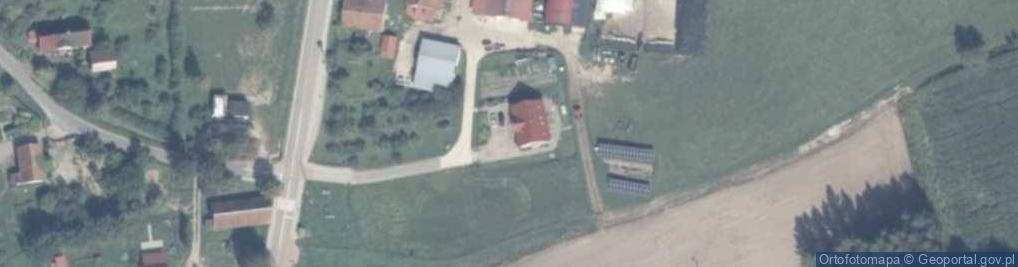 Zdjęcie satelitarne OSP w Sąpach