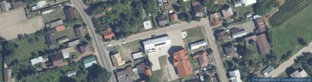 Zdjęcie satelitarne OSP w Sarnakach
