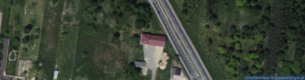 Zdjęcie satelitarne OSP w Siedlcu Dużym
