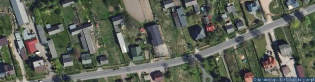 Zdjęcie satelitarne OSP w Siedlcu
