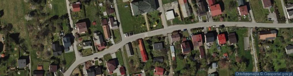 Zdjęcie satelitarne OSP w Siennej