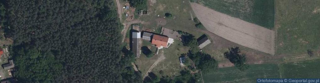 Zdjęcie satelitarne OSP w Sierczynku