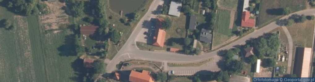 Zdjęcie satelitarne OSP w Sierzchowach