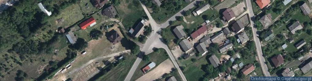Zdjęcie satelitarne OSP w Sitnie