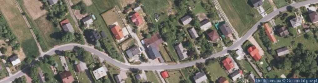 Zdjęcie satelitarne OSP w Słotwinie