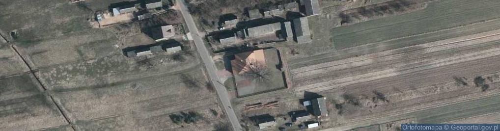 Zdjęcie satelitarne OSP w Sokolniku