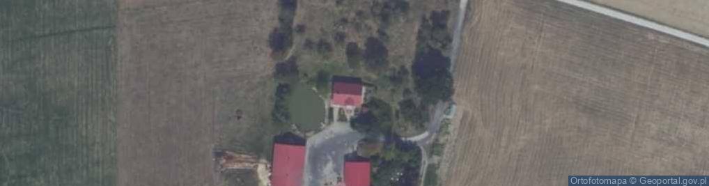 Zdjęcie satelitarne OSP w Sosnowie