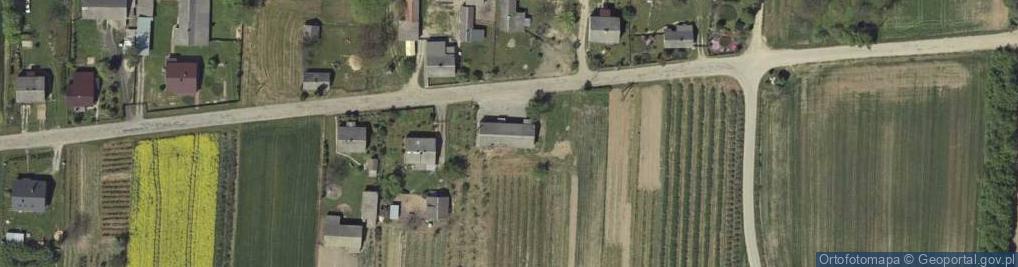 Zdjęcie satelitarne OSP w Spławach