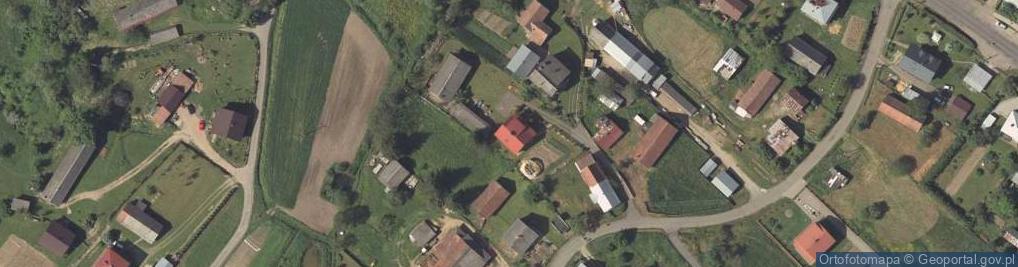 Zdjęcie satelitarne OSP w Średniej Wsi
