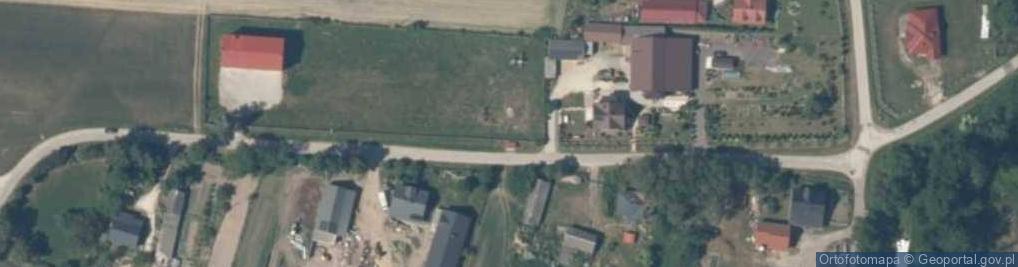 Zdjęcie satelitarne OSP w Sroczkowie