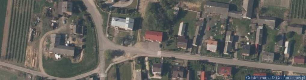 Zdjęcie satelitarne OSP w Starej Rawie