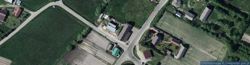 Zdjęcie satelitarne OSP w Starościnie