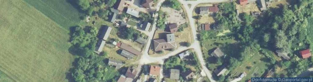 Zdjęcie satelitarne OSP w Stawianach