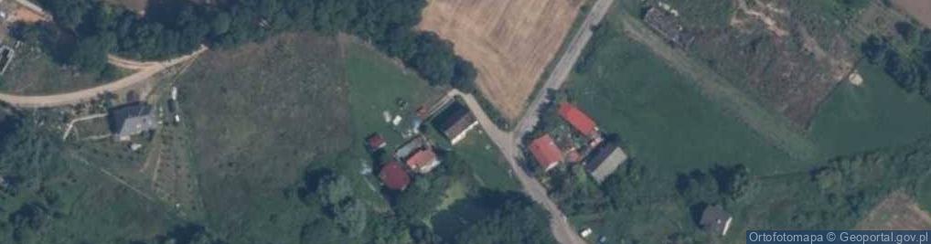Zdjęcie satelitarne OSP w Strzałkach