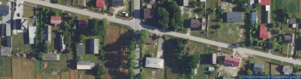 Zdjęcie satelitarne OSP w Strzelcach