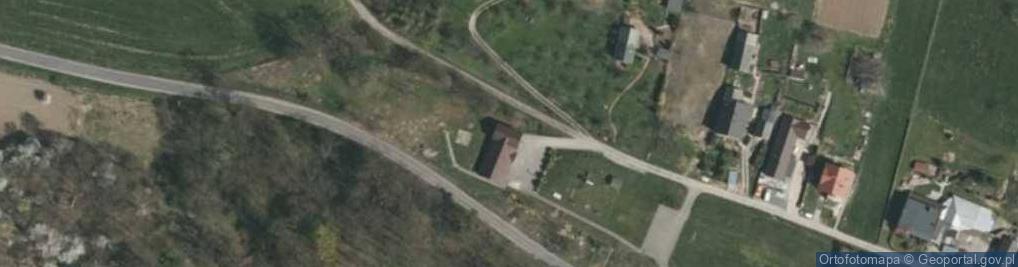 Zdjęcie satelitarne OSP w Strzybniku Gmina Rudnik
