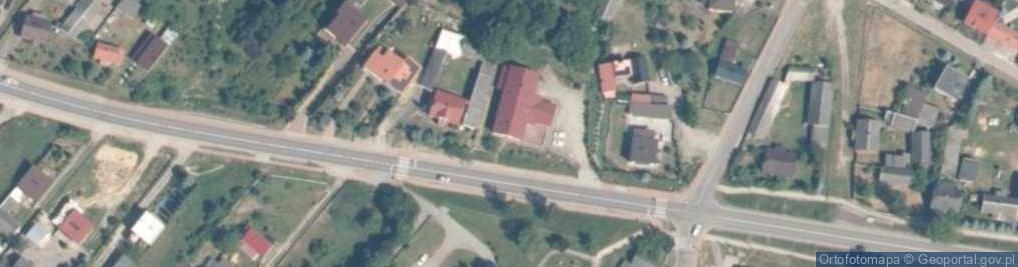 Zdjęcie satelitarne OSP w Stykowie