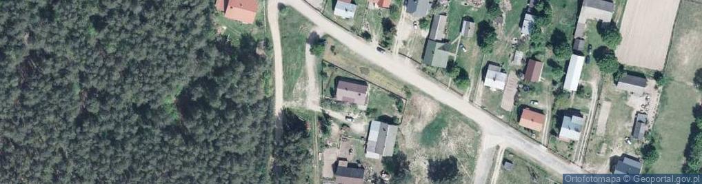 Zdjęcie satelitarne OSP w Styrzyńcu