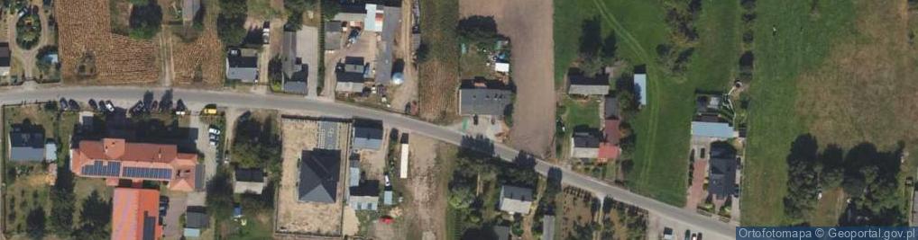 Zdjęcie satelitarne OSP w Suradówku