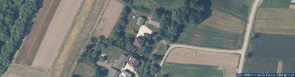 Zdjęcie satelitarne OSP w Surowej