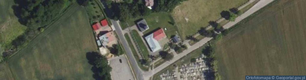 Zdjęcie satelitarne OSP w Święcieńcu