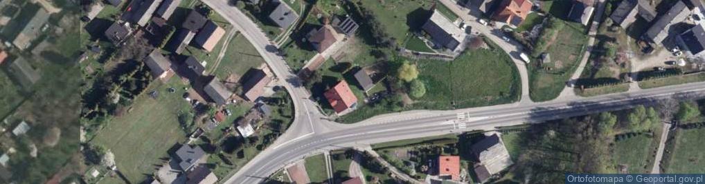Zdjęcie satelitarne OSP w Syryni Gmina Lubomia