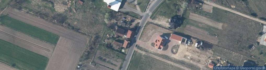 Zdjęcie satelitarne OSP w Szczawnie