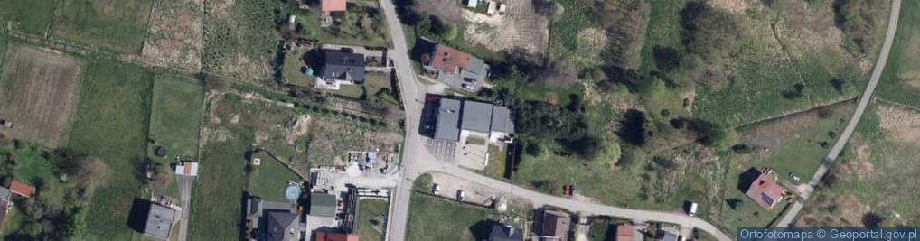 Zdjęcie satelitarne OSP w Szczerbicach Gmina Gaszowice
