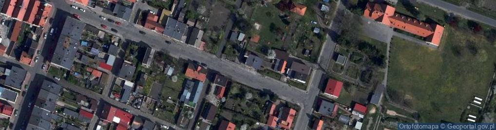 Zdjęcie satelitarne OSP w Szlichtyngowej