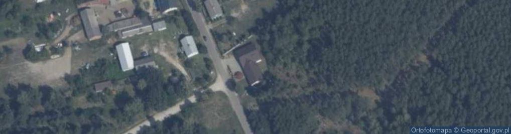 Zdjęcie satelitarne OSP w Talubie