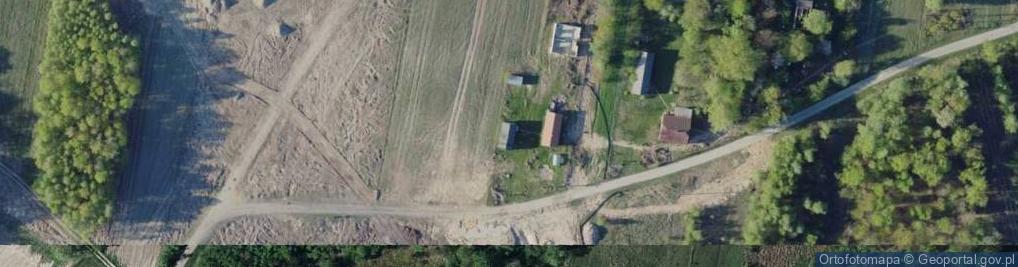 Zdjęcie satelitarne OSP w Trzcińcu