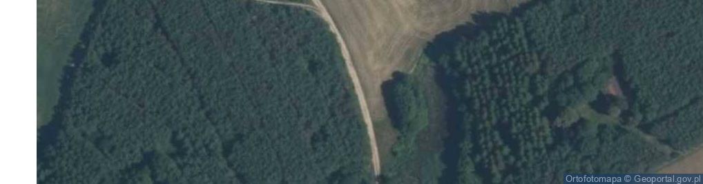 Zdjęcie satelitarne OSP w Trzcinie