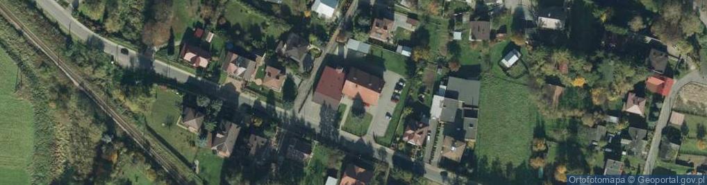 Zdjęcie satelitarne OSP w Tuchowie