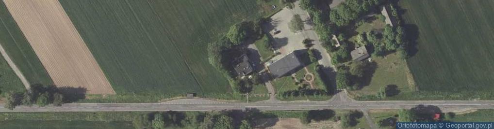 Zdjęcie satelitarne OSP w Tworyczowie